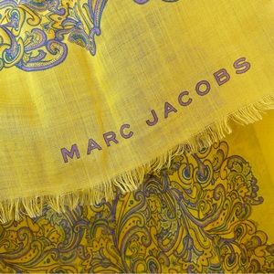 Marc Jacobs Wool/Silk Paisley Scarf